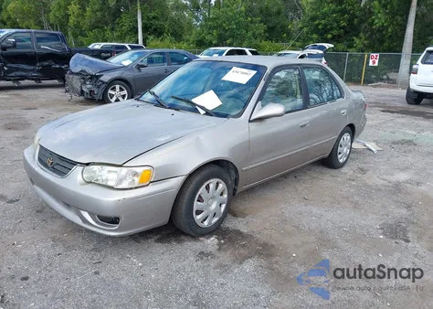 2001 Toyota Corolla Le from USA, damaged, VIN 2T1BR12E81C501271